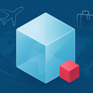 grafika warty szesciany jako bezpieczne podróże z ubezpieczeniem turystycznym